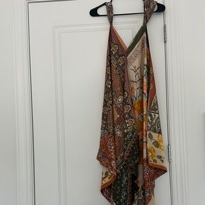 Bohemian Multicolor Halter Dress